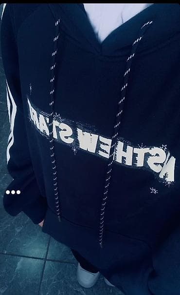 Худи, С надписью, Б/у, M