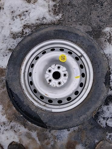 Колеса в сборе 215 / 60 / R 17, Лето, Б/у, 1 шт, Легковые, Железные, отверстий - 5