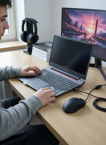 Ноутбук, Thunderobot, 16 ГБ ОЗУ, 15.6 ", Б/у, Игровой, память SSD at lalafo.kg Ноутбук, Thunderobot, 16 ГБ ОЗУ, 15.6 ", Б/у, Игровой, память SSD