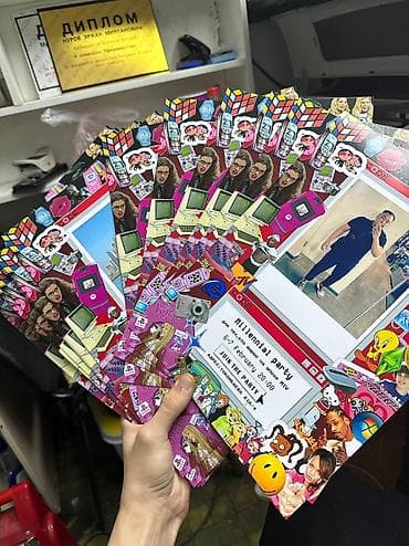 жаны реклама: Жогорку тактыктагы басып чыгаруу, ДТФ басып чыгаруу, | Кепкалар, Визиткалар, Баннерлер — 2