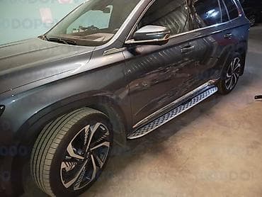 рейлинги на карнивал: Наружные накладки порогов Geely, 2021 г., Новый, Оригинал — 2