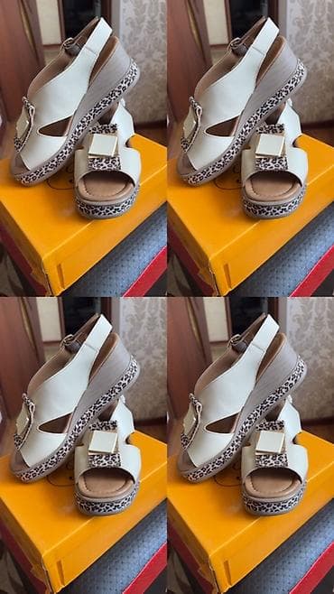 clarks обувь: Женские сандалии на платформе - Цвет верха: молочный (айвори) - — 2