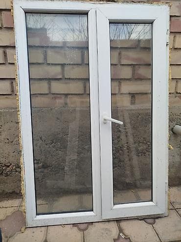solutions upper: ПВХ окна с двухкамерными стеклопакетами, белый профиль. Состав — 2