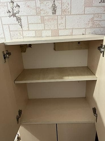 камод бу: Кухонный шкаф, Б/у, Навесной, Без мойки, ЛДСП — 2