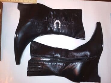 купить сапоги женские зимние кожаные италия: 38-39р., жен., деми сапоги из натуральной кожи, совершенно НОВЫЕ — 6