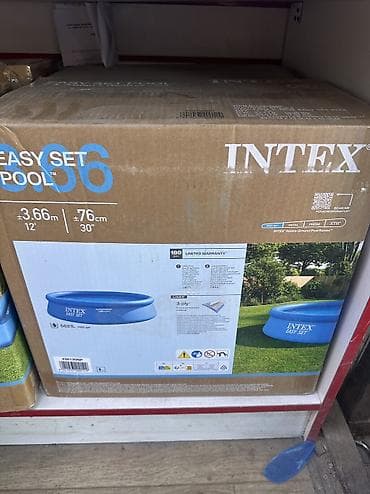 Спорт жана хобби: Надувной бассейн Intex Easy Set - Формат: круглый, семейный. - — 9
