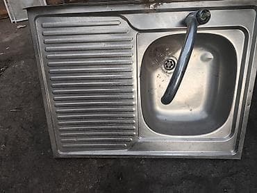 куплю мойку на кухню бу: Кухонная мойка из нержавеющей стали с крылом для сушки. состояние — 1