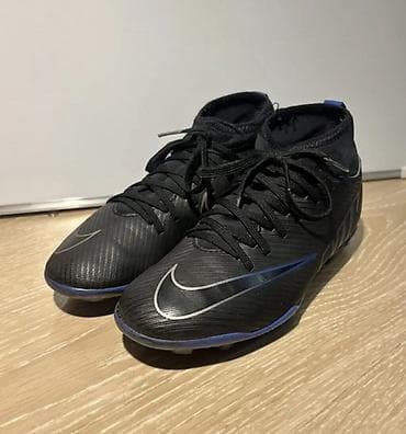 футболные мячи: Футбольные бутсы Nike Mercurial (черные) - Тип: бутсы для — 2