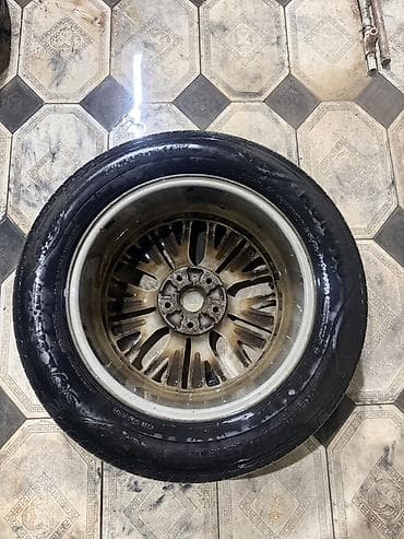 диски на хендай соната: Колеса в сборе 235 / 55 / R 17, Лето, Б/у, 1 шт, Легковые, Литые, отверстий - 5 — 4