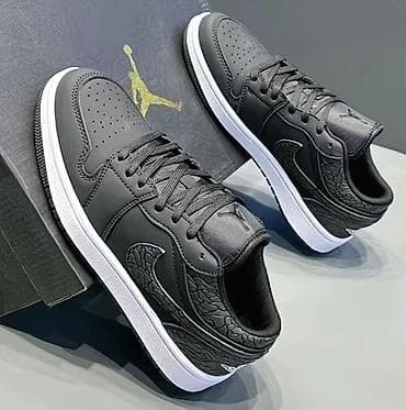 джордан 1: Кроссовки Nike Air Jordan 1 Low - Низкий силуэт на шнуровке — 8