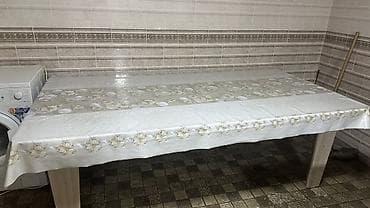 Үй жана бакча: Скатерть ПВХ на прямоугольный стол - Материал: влагостойкая и легко — 2