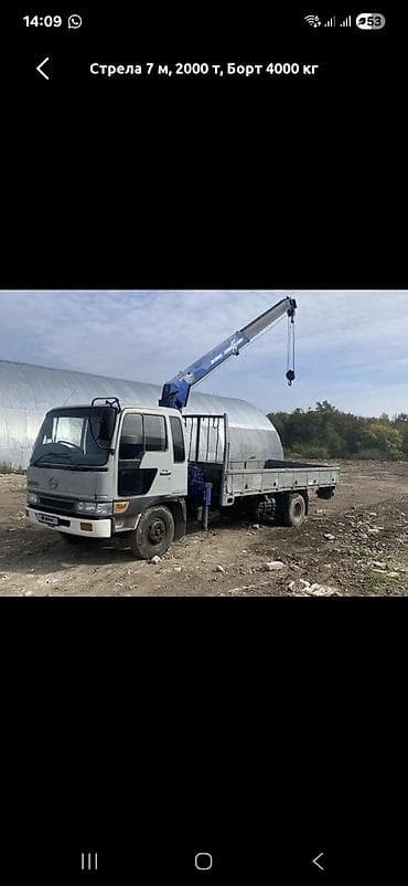 Кран-манипулятор на базе бортового грузовика. Основные at lalafo.kg Кран-манипулятор на базе бортового грузовика. Основные
