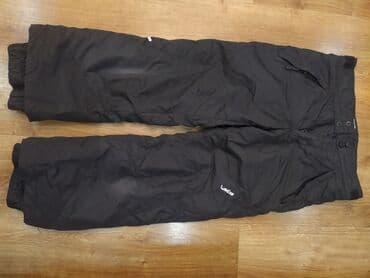 термобелье для детей: Джинсы и брюки, цвет - Серый, Б/у — 1