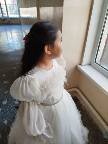 Балдардын кийим-кечелери жана бут кийимдери: Балдар көйнөгү, түсү - Ак — 4