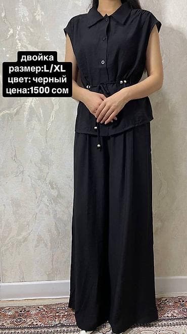 итальянские штаны: Брючный костюм, Прямые, Жилет, Китай, Лето — 9