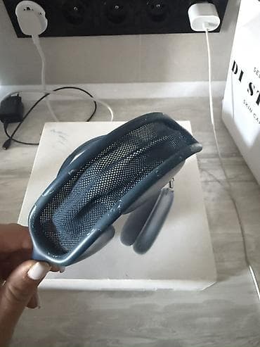 dj controller: Беспроводные полноразмерные наушники Apple AirPods Max, цвет Sky Blue — 2