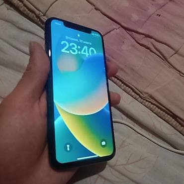 запчасти на айфон x: IPhone X, Б/у, 64 ГБ, Space Gray, Чехол, 100 % — 3