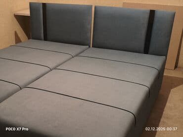 Кровати: Односпальная кровать, Новый, С мягкой обивкой, длина - 2000 см — 3