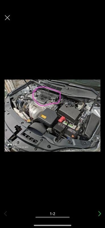 runx alex: Крышка мотора TOYOTA CAMRY 50-55 2.5 объём Тойота Камри Пластик — 2