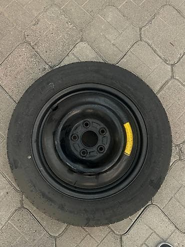Колеса в сборе 145 / 80 / R 16, Б/у, Запаска, Легковые, Железные, отверстий - 5 — 1
