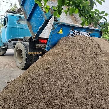 Песок Отсев Щебень Отсев под брусчатку с доставкой по городу цена — 10