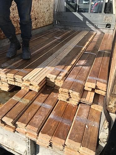 Вагонка: Вагонка деревянная (шпунт-паз), тонированная. - Материал: массив — 10