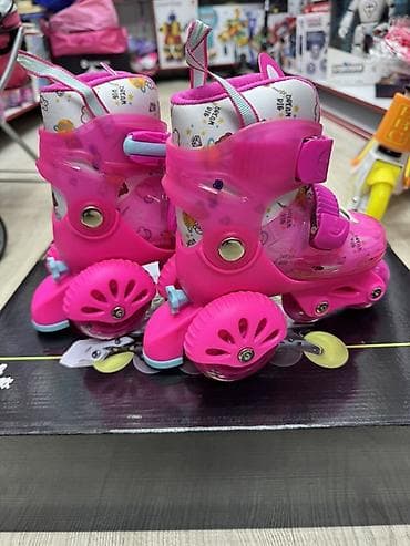forward apache: Детские раздвижные роликовые коньки-трансформеры (розовые) - — 1