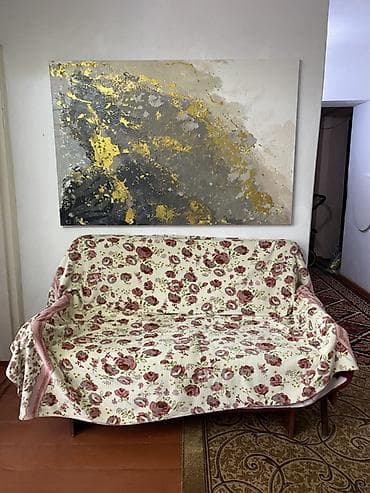 Диваны: Прямой диван, Б/у — 2