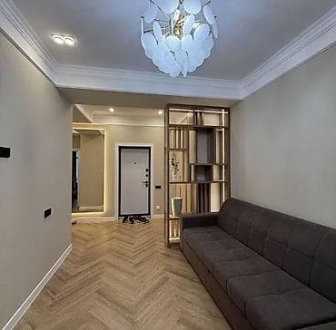 ts group: 2 комнаты, 58 м², Асанбай мкр Элитка, 2 этаж, Евроремонт — 2