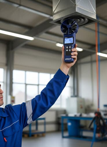 Анемометр Wöhler FA 410 Профессиональный прибор для измерения