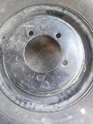 решетка на субару: Колеса в сборе 145 / R 13, Запаска, Легкий коммерческий транспорт (C/LT), Железные, отверстий - 4 — 2