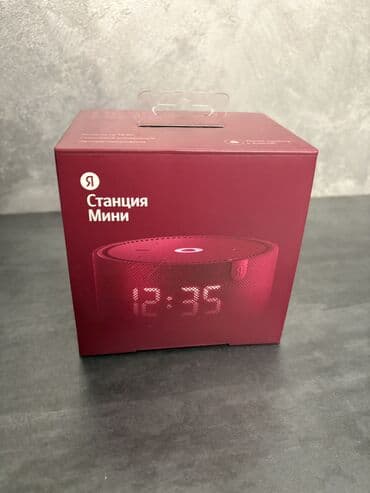 наушники с микрофоном для компьютера с одним штекером: Яндекс Станция Мини с часами (умная колонка с Алисой) - Компактная — 3