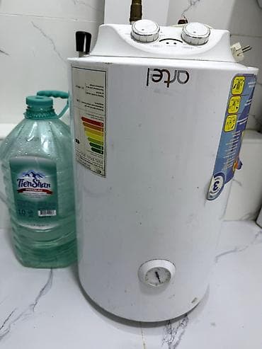 heater: Накопительный водонагреватель Объем бака: 30 л, Artel, Электрический, Регулятор температуры, Эмалированная сталь, Б/у — 2