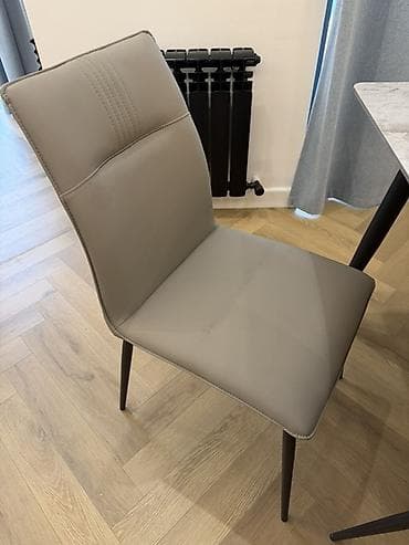 stol: Кухонный стол и стул, Новый, цвет - Серый — 3