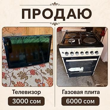 Телевизор 3000
Газ плита 6000