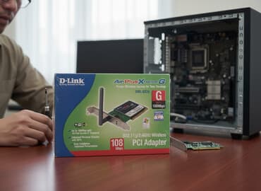 wifi pci: PCI-адаптер D-Link DWL-G520 AirPlus Xtreme G предназначен для — 1