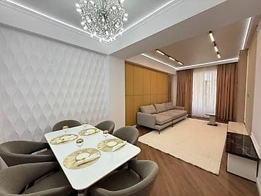2 комнаты, 70 м², Асанбай мкр Элитка, 9 этаж, Дизайнерский ремонт — 8