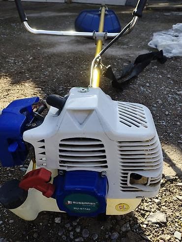 триммер для сада: Триммер, мотокоса, Б/у, Бензиновый, Русмаш, 2-х тактный двигатель, Самовывоз — 1