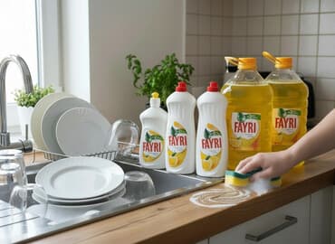 ведро с отжимом: Средство для мытья посуды — 1