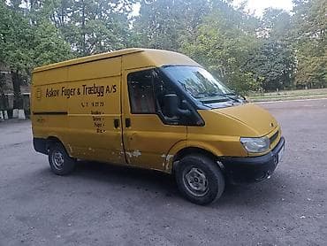 b m w: Грузовой фургон Ford Transit (поколение около 2000-х), жёлтый — 4