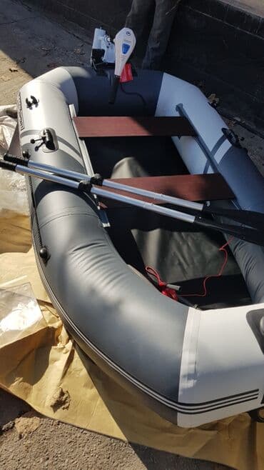 купить кораблик для рыбалки с эхолотом бу: Лодка, Моторно-гребная, ПВХ, Новый — 2