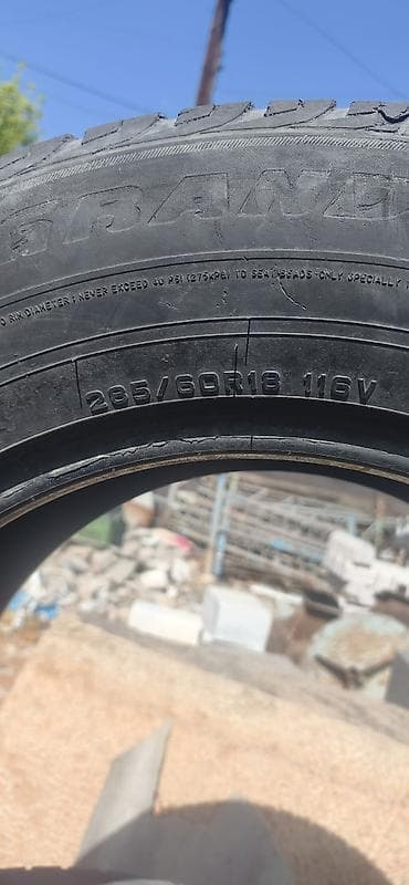 резина спортивный: Шины 285 / 60 / R 18, Лето, Б/у, Комплект, DUNLOP — 4