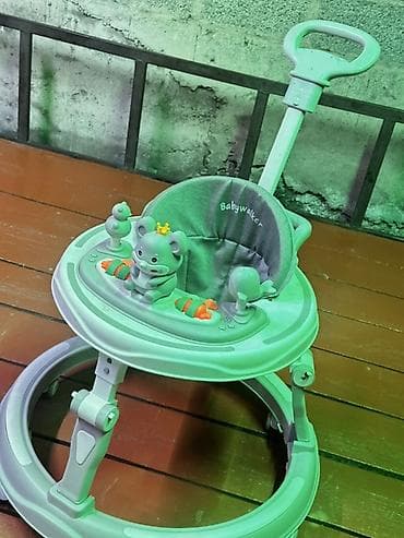 ходун: Детские ходунки Babywalker с игровой панелью и родительской ручкой - — 2