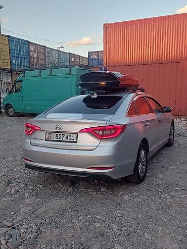 Транспорт: Hyundai Sonata: 2016 г., 2 л, Автомат, Газ, Седан — 3