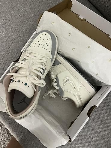 низкие джорданы: Кроссовки, 39, Air Jordan, Новый, цвет - Белый, Самовывоз, Платная доставка — 4