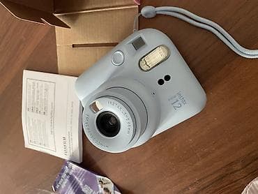 Техника и электроника: FUJIFILM Instax mini 12 — мгновенная камера в цвете Pastel Blue. Самая — 2