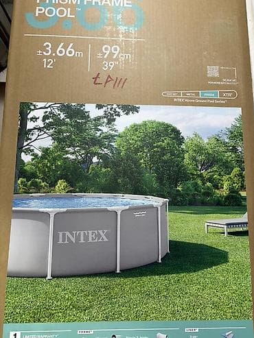 Каркасный бассейн Intex Prism Frame Pool - Тип: наземный каркасный at lalafo.kg Каркасный бассейн Intex Prism Frame Pool - Тип: наземный каркасный