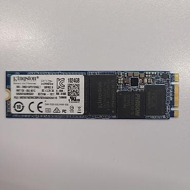 ssd 2 5: SSD Kingston NVMe 1024 GB (1 TB). Ресурс по S.M.A.R.T: 82% — 2