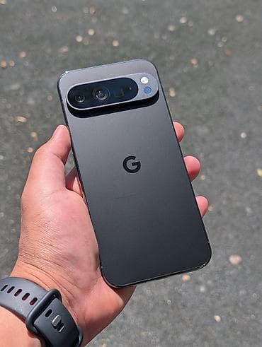 Google Pixel 9 Pro XL, Б/у, 256 ГБ, цвет - Черный, 1 SIM, eSIM
