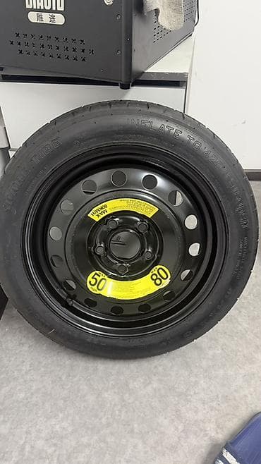 запаска на 570: Колеса в сборе <130 / 80 / R 17, Всесезонная, Новый, Запаска, Легковые, Железные, отверстий - 5 — 1